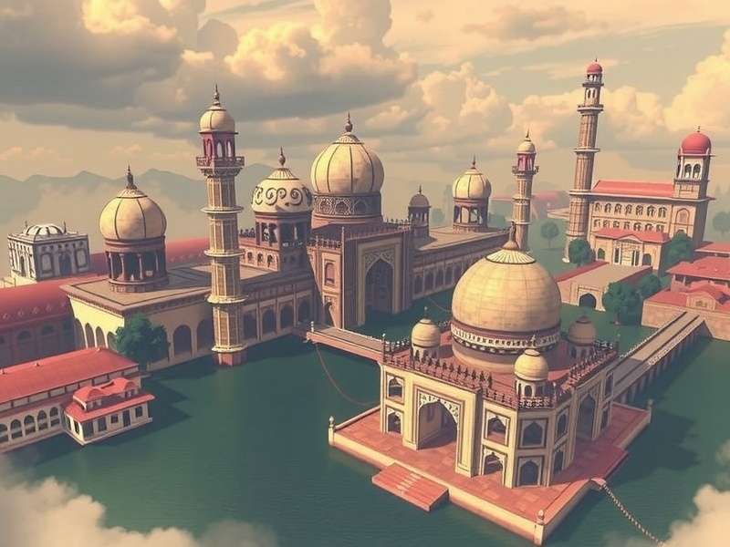 Bhopal Blitzers in-game landmarks including Taj-ul-Masajid and Upper Lake